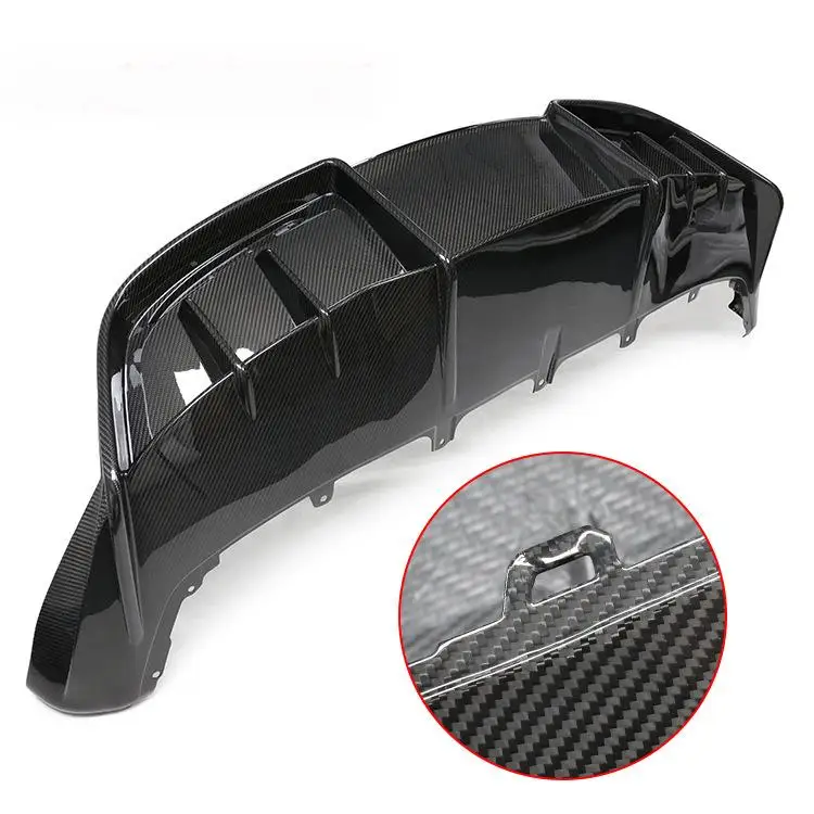 

Auto Body Kits Model Y Dry Carbon Fiber Bumper Sport Front and Rear Lip Spoiler Update for Teslal Model Y