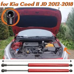 Qty(2) Hood Struts for Kia Ceed II JD 2012-2018 Front Bonnet Modify Gas Springs Shock Absorber Lift Supports Arm Bars Rods