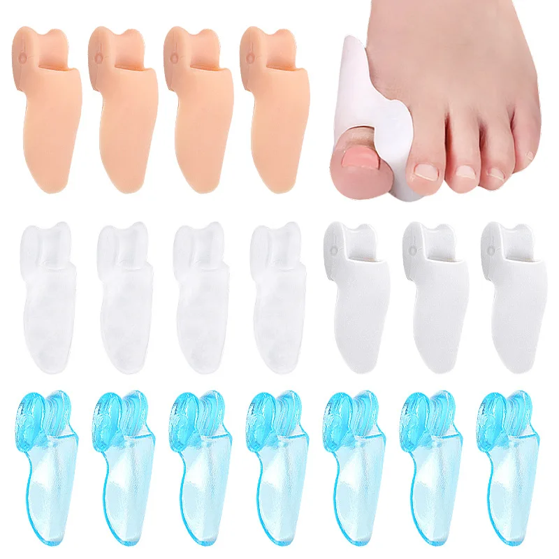 

1Pair Silicone Gel Thumb Corrector Bunion Foot Toe Hallux Valgus Protector Separator Finger Straightener Adjuster Foot Care Tool
