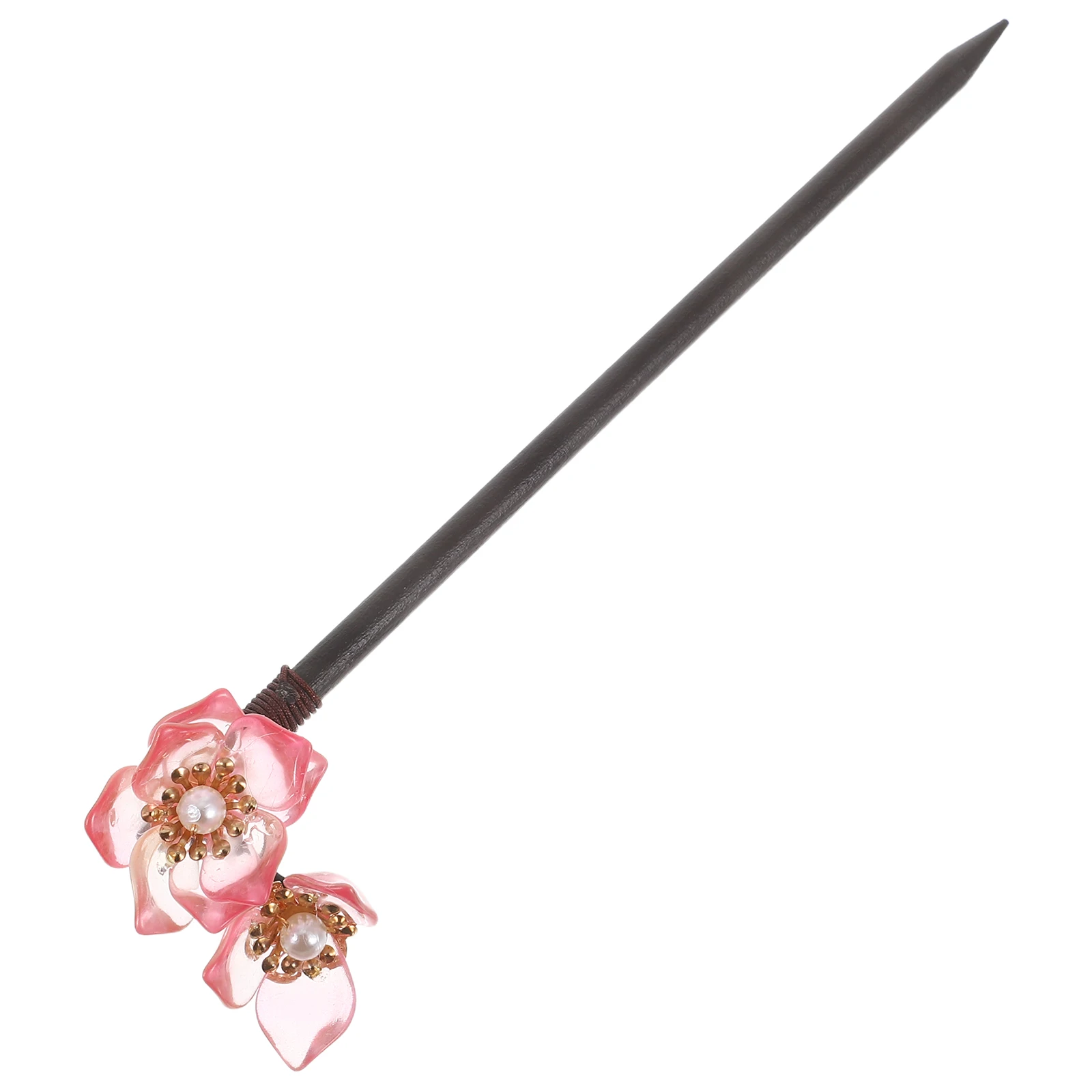 

Vintage Style Hairpin Retro Flower Hair Stick Headdress Costume Hair Accessory For Cosplay Han Clothes Women Folk-Custom