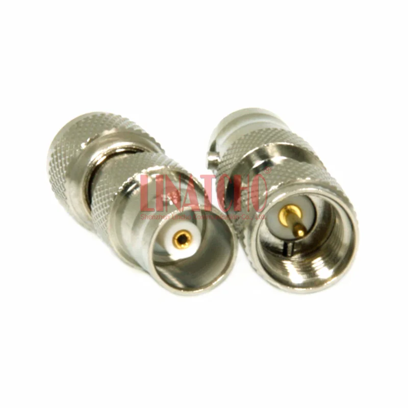 

GM300 GM338 Brass Two Way Radio Adapter BNC Female to MINI UHF Male Connector