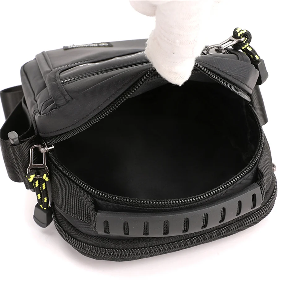 Bolso cruzado de nailon para hombre, bandolera de hombro, impermeable, para ocio