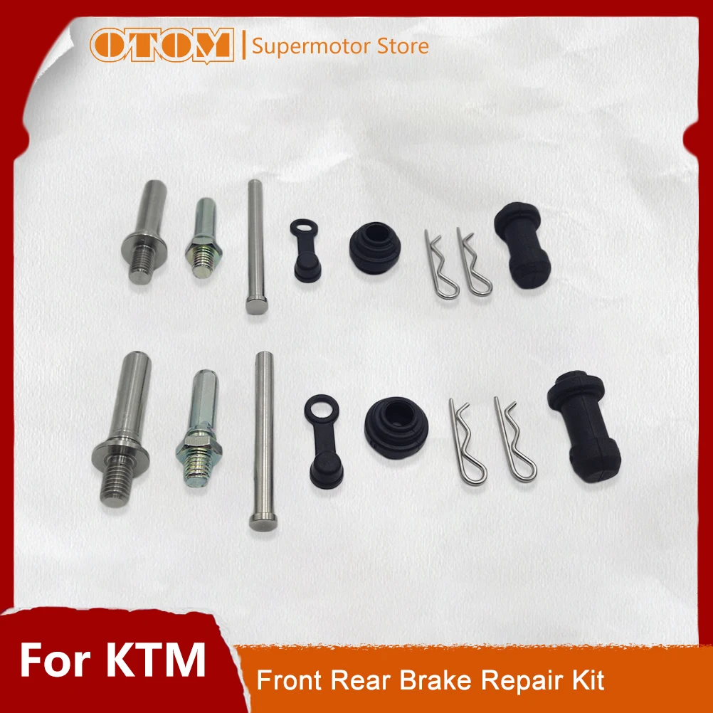 OTOM Motorcycle Front Rear Brake Repair Kit Caliper Pump Maintenance Rubber Sleeve For KTM SXF EXC XCW HUSQVARNA FC FE TC TE 250