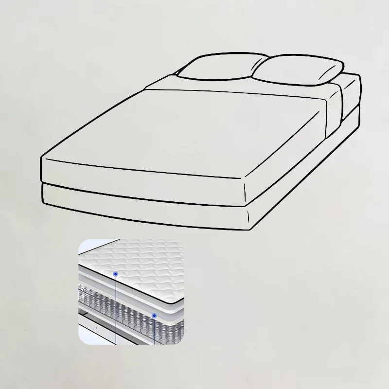 Length 280mm rectangular Spring Steel Return Compression Spring, Wire Diameter 1.5mm, Square Spring mattress spring