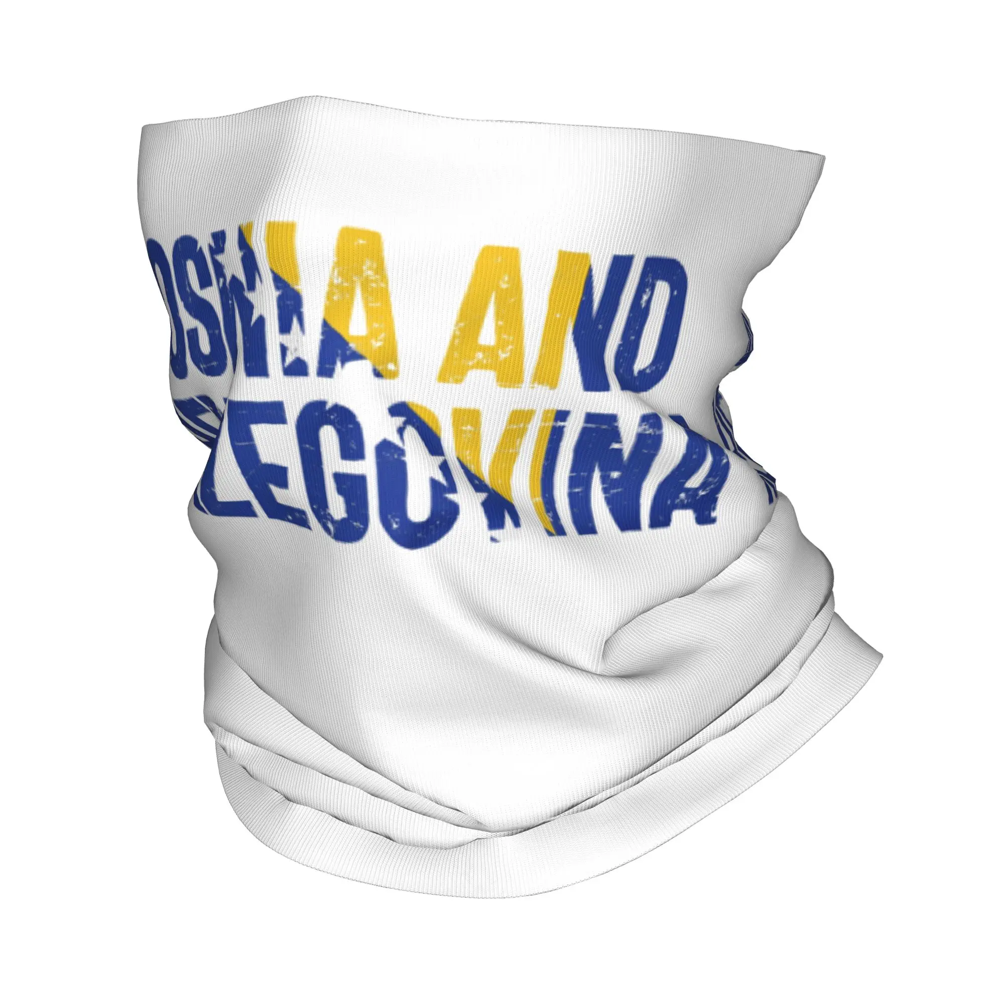 

Bosnia And Herzegovina Flag Bandana Funny Bicycle Mask Outdoor Sports Dustproof Balaclava Graphic Neck Cover Face Cover Mask