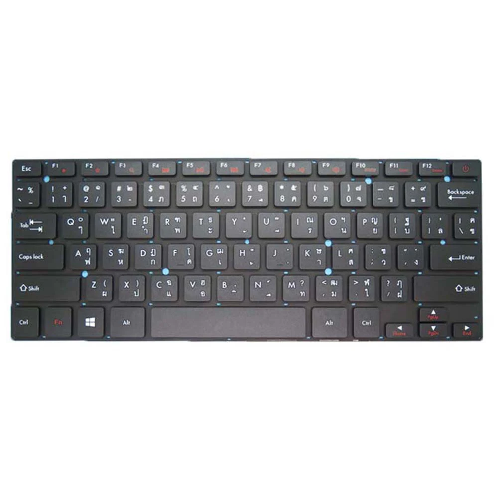 Thailand TI Laptop Keyboard XK-HS002 MB27716023 Black Without Frame Red Keycap New