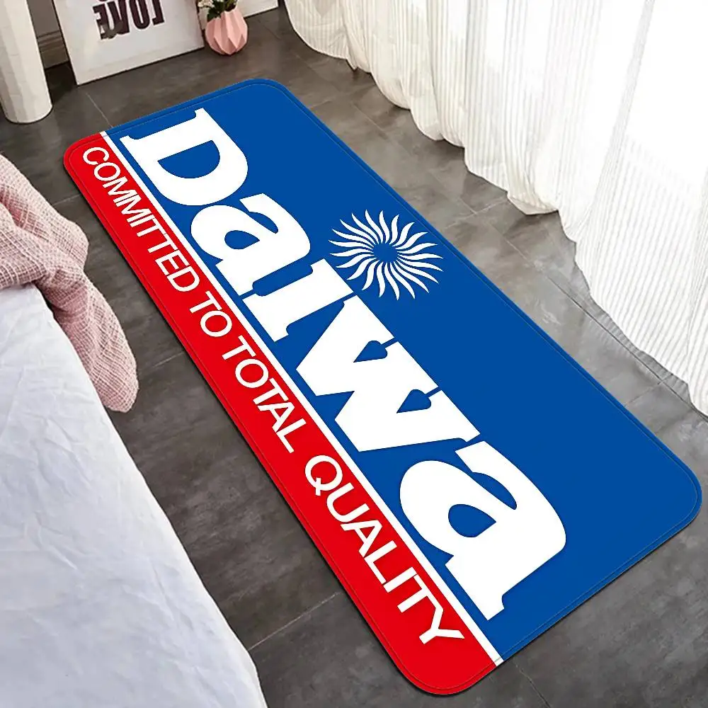 Fashion D-Daiwa Fishing Entrance Door Mat Washable Non-Slip Living Room Sofa Chairs Area Mat Kitchen Welcome Doormat