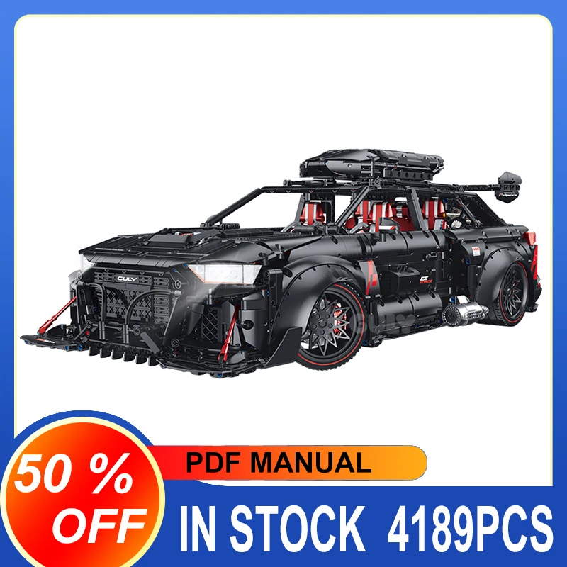 

Новый 10645 4189 шт. MOC Технический 1:8 Спортивный автомобиль RS6 Строительные блоки Кирпичи Сборка Модель DIY Игрушки для мальчиков Подарочный набор на день рождения