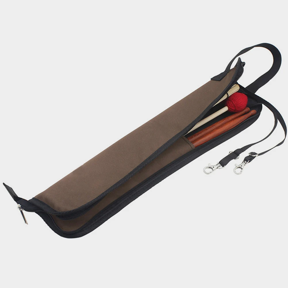 

Drum Stick Bag Durable Portable Storage Pouch for Drumsticks Jazz Mallets Carry Case Lightweight organizer Kids Friendly