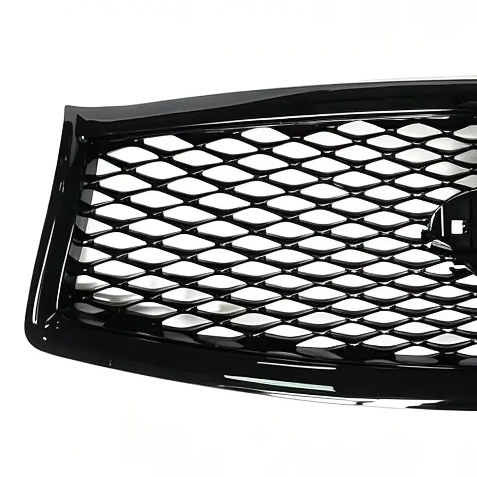 For Infiniti Q50 2014-2017 Midnight Black Front Grille Without Camera OE F2310-4HB1A