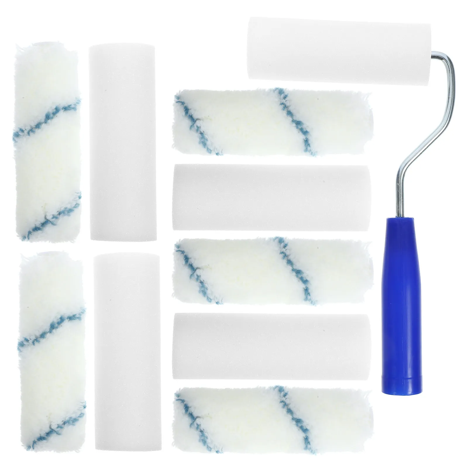 conjunto-de-1-pincel-pequeno-para-pintura-com-rolo-para-acabamentos-detalhados-em-bordas-cantos-e-revestimentos-acabamento-liso-e-sem-manchas-facil-de-limpar-para-tinta-latex-e-Oleo