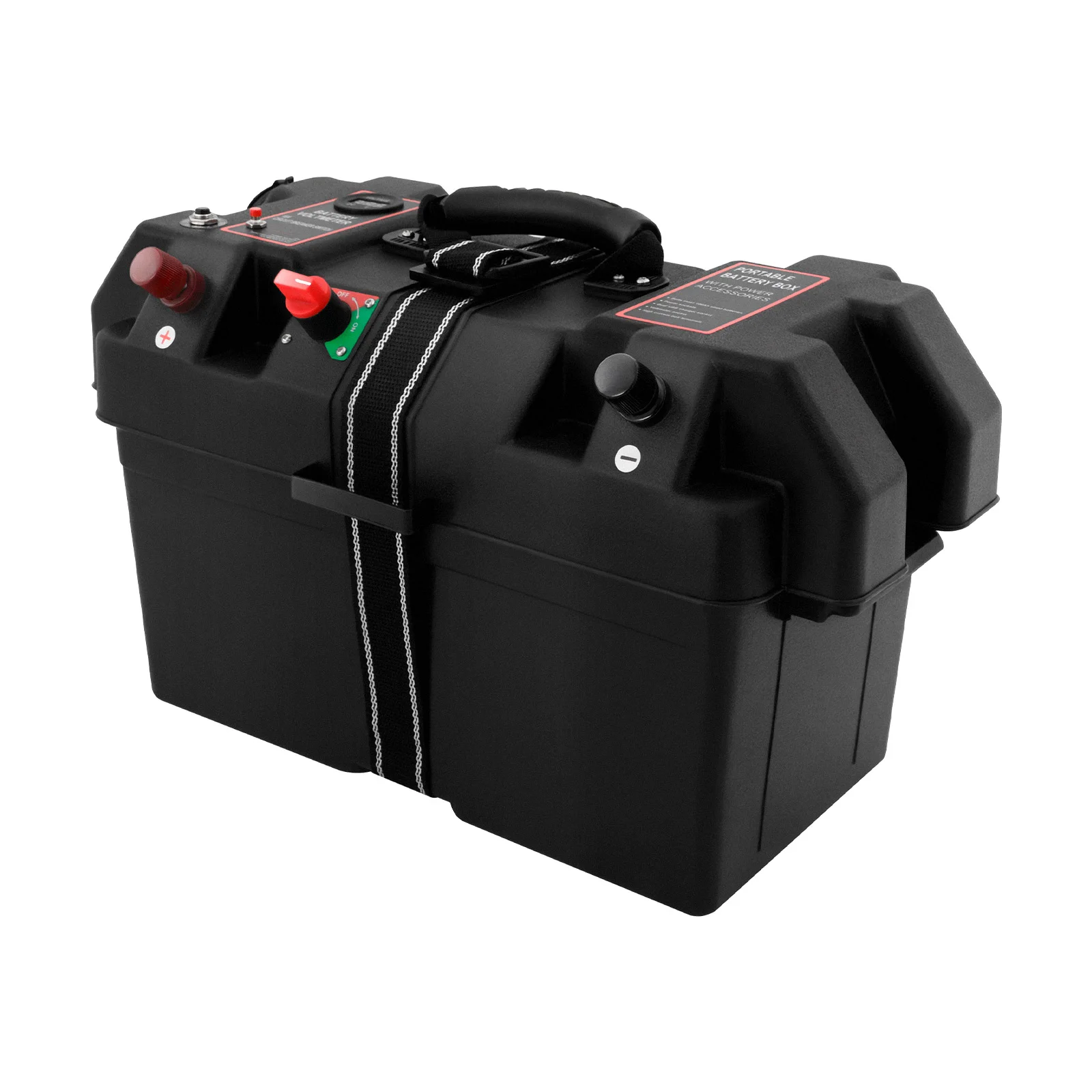 Motor Smart Batteriebox Dual USB, Multifunktionale Batteriebox mit Schnellanschluss & LED-Spannungsanzeige – Detail 7