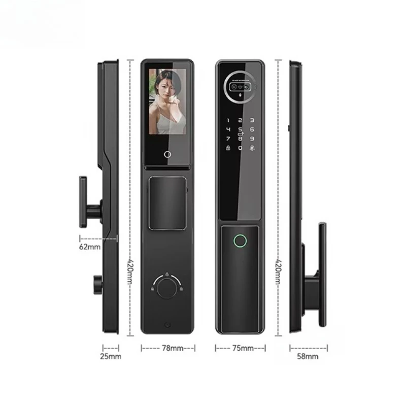 

Wifi cat eye camera password palm vein electronic lock