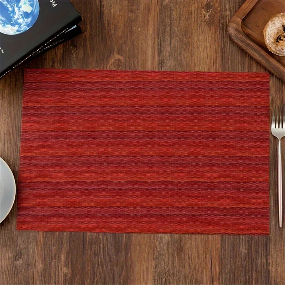 Washable PVC Placemat, Non-Slip Placemats, Heat Resistant Place Mats For Home