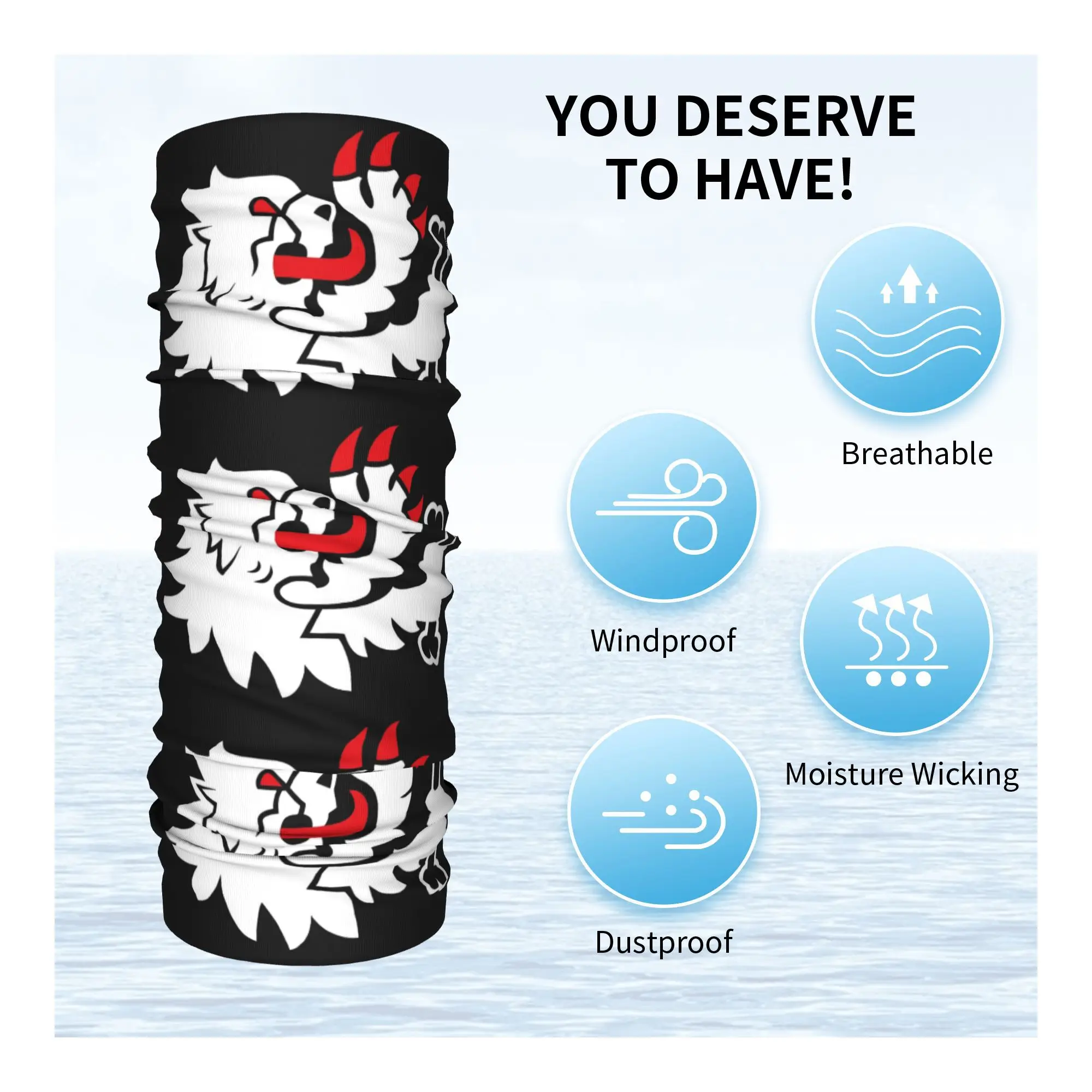 Custom M-Malossied Winter Headband Neck Warmer Women Men Ski Camping Tube Scarf  Face Bandana Gaiter