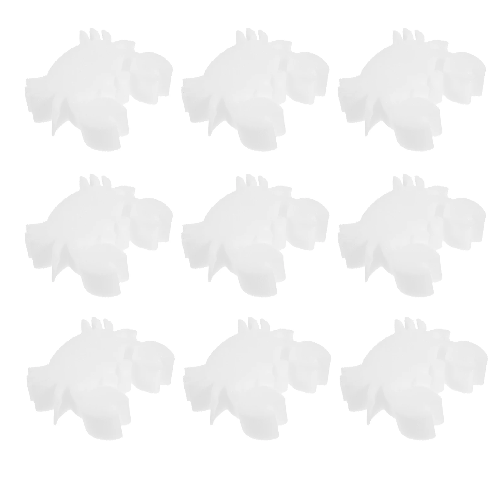 

10 Pcs White Crab Oil Absorbing Sponges for Pool Bath Tub Spa Filter Cleaning Soak up Kitchen Bathrooms Facilities