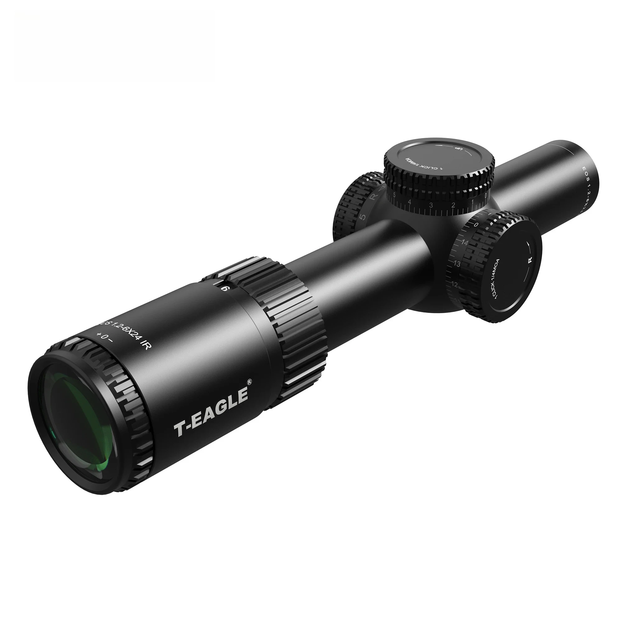 XINYU EOS 1.2-6 X24 IR  Black outdoor Optical Collimator ，Supports 11mm / 20mm Rail Mount Installation ，Shockproof Waterproof