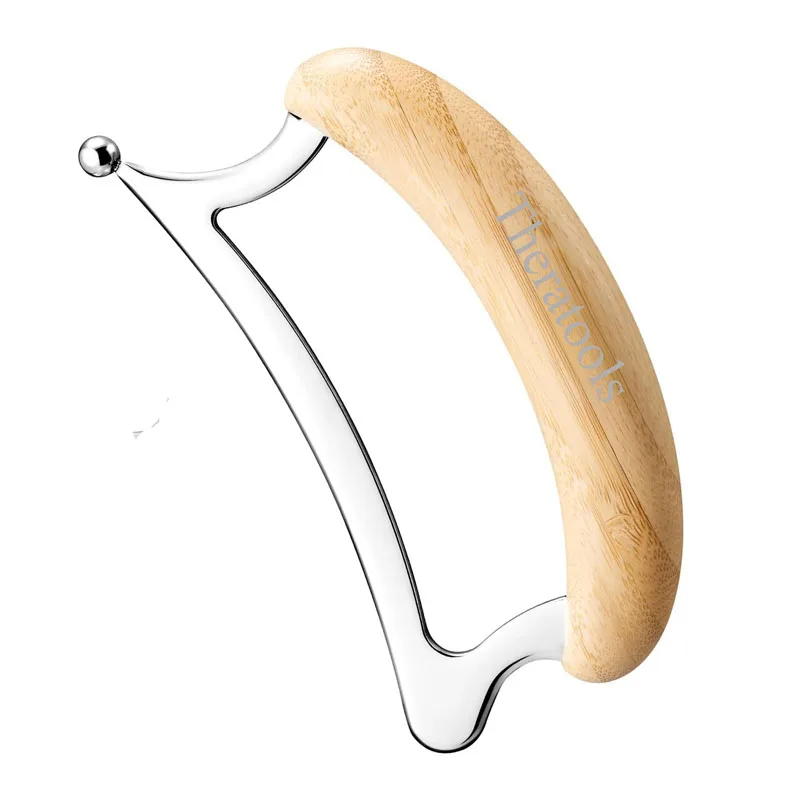 

Stainless Steel Gua Sha Muscle Scraper Tool for Muscle Relief, Wooden Massage Tools,Body Guasha Tool Portable Body Scrapers Tool