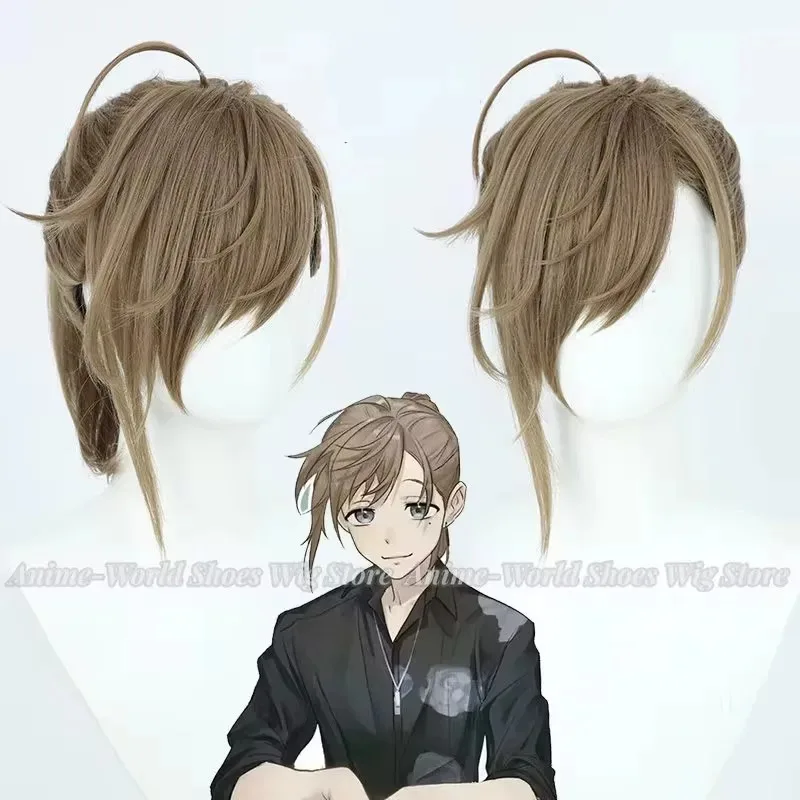 2025 11 VTuber كاناكانا شعر مستعار تأثيري 35 سنتيمتر ذيل حصان طويل Kanae knkn كعكة NIJISANJI 2022 مقاومة للحرارة الشعر الاصطناعية لعب الأدوار Hea