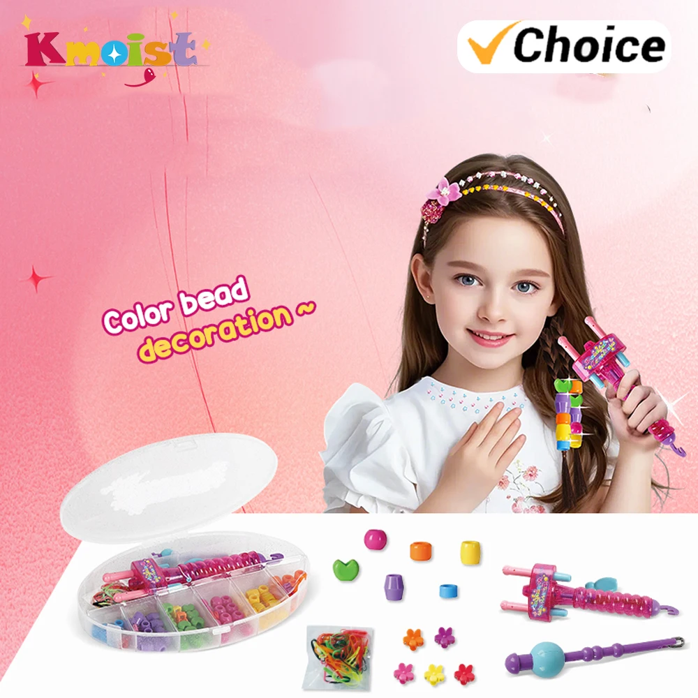 Christmas Gifts Children's DIY Hair Braiding Machine Girls Manual Beading Hair Braiding Hair Styling Decoration House Play Toys