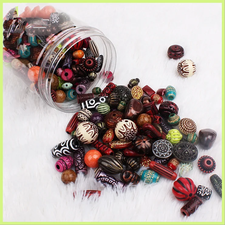 New 20g Mixing Style Color Acrylic Beads For DIY Phone Chain Handmade Bracelet Jewelry Making Accessories
