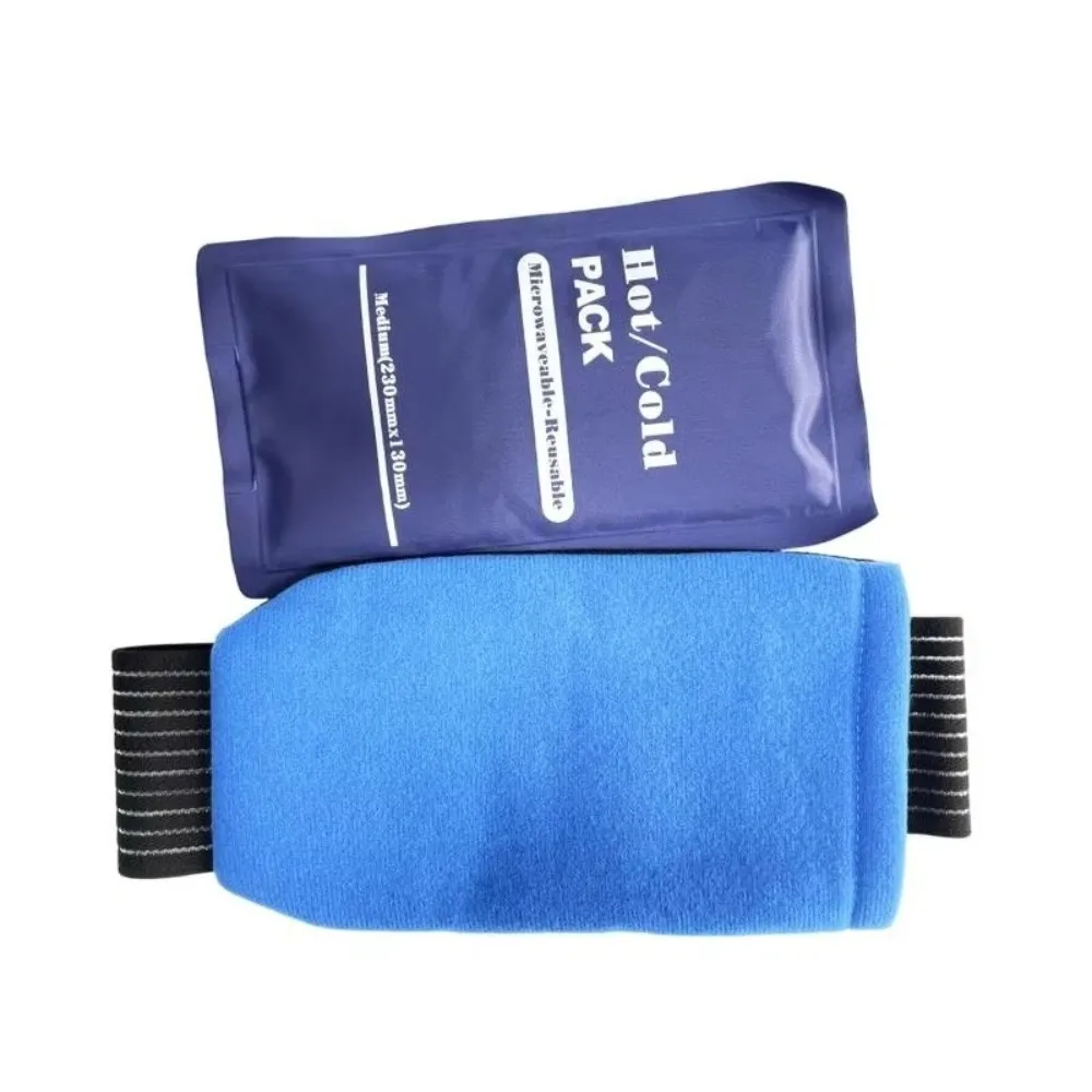 Reusable Ice Gel Pack Adjustable Strap Elastic Wrap Gel Ice Wrap Hot And Cold Therapy Portable Cold Compress Pack