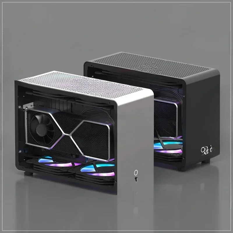 G1-Pro Aluminum Alloy A4 Sfx240 Water-Cooled ITX Transparent Chassis