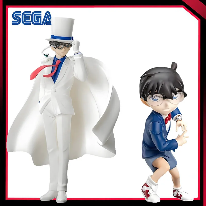 

In Stock Original Genuine SEGA DETECTIVE CONAN Kaitou Kid Conan Edogawa PVC Anime Action Figure Collectible Model Toys Gifts