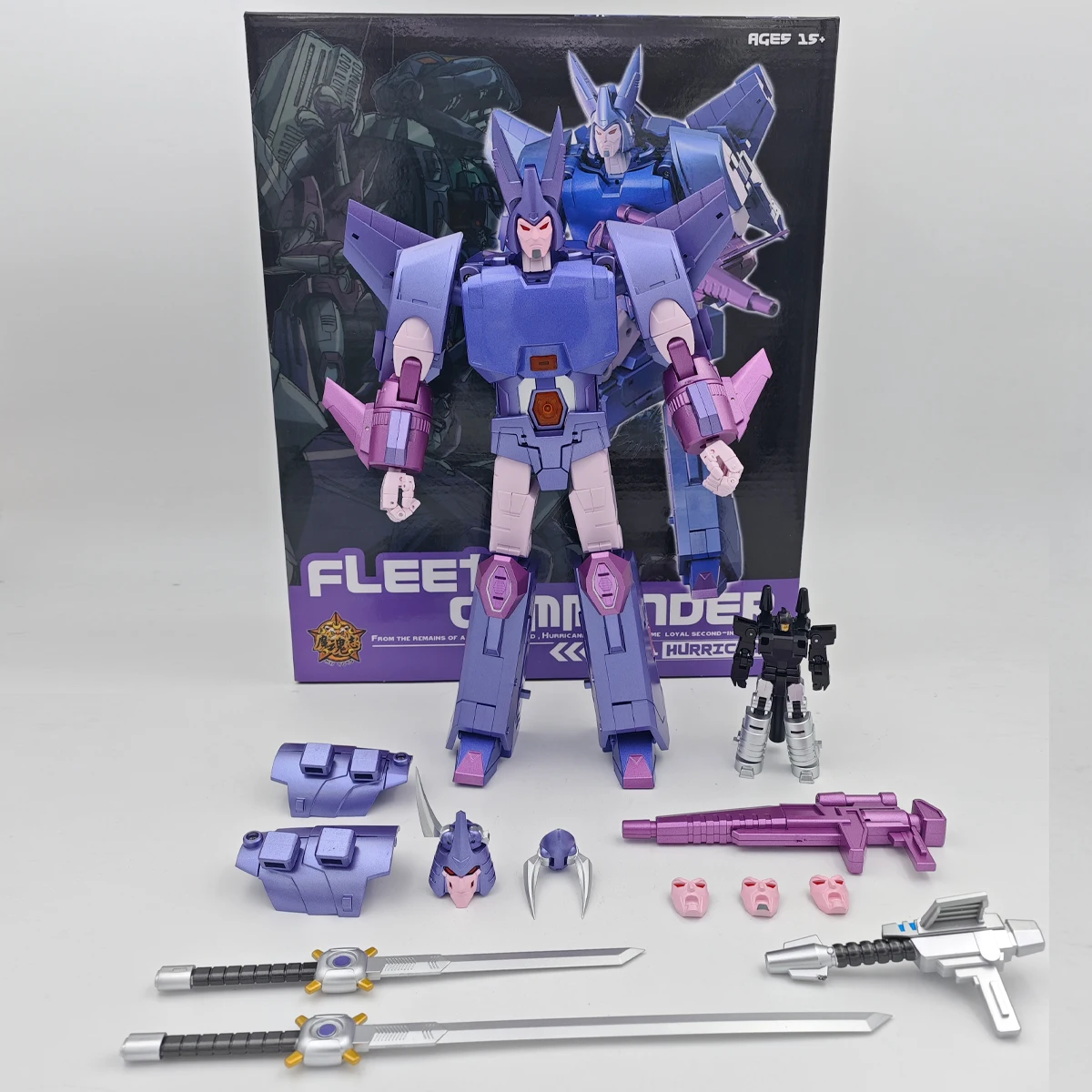 

MHZ TOYS Transformation MH-01 MH01 Cyclonus Hurricane KO FT-29 Action Figure IN STOCK