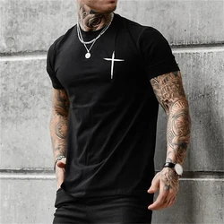 Men's T-shirt Stripes T Shirt Summer 3D Poker Printed Short Sleeve Vinatge Tops Fashion Street Hip Hop Tees Shirt Men Clothing