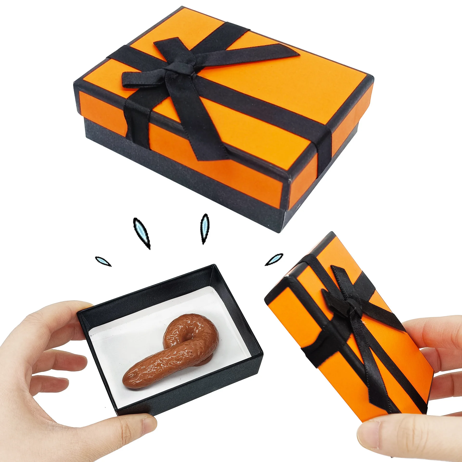

Halloween April Fool's Day toy props prank disgusting feces gift box feces poop poop prank funny gifts