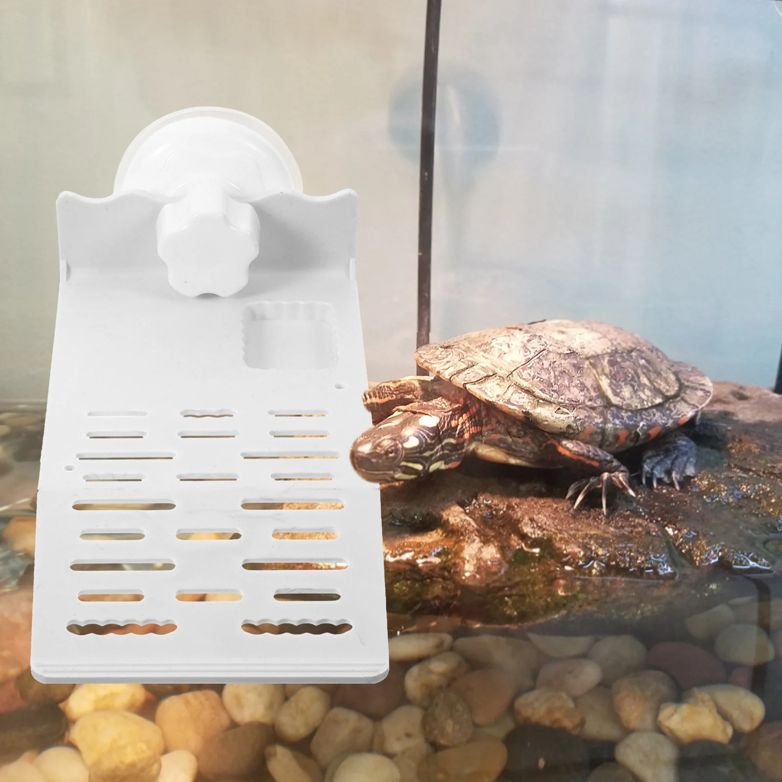 

Turtle Basking Platform Plastic Aquatic Reptile Climbing Ramp Floating Island For Tortoise Habitat Tank Decor Bearded Dragon
