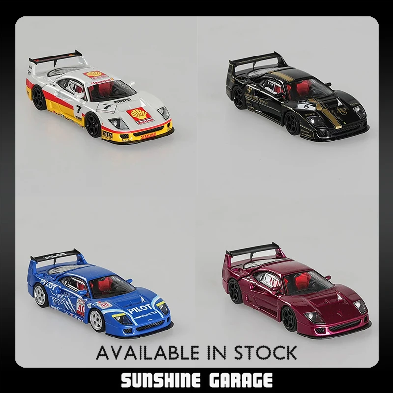 

STAR In Stock 1:64 LBWK F40 Opened Hood Diecast Car Model Collect Miniature Toys