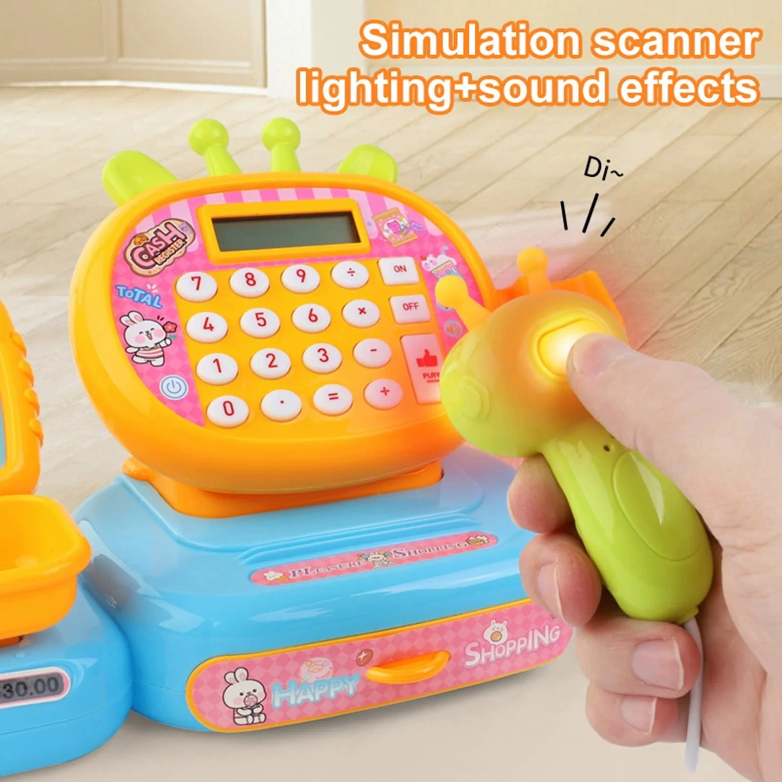 

Pretend Play Calculator Register Toys Toddler Develops Early Math Skills Learning Toys for 3 4 5 Years Old Toddlers Boys Girls