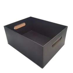 4pack Big Size Shipping Chipboard Party Birthday Easter Packaging Gift Storage Black Cardboard Box