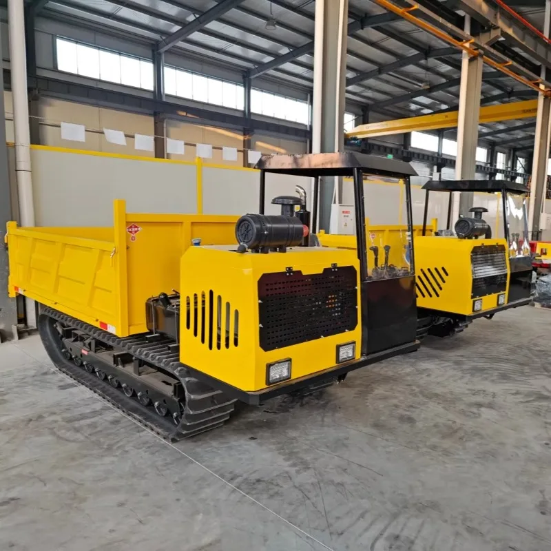 Professional Manufacturer Gas Power Driven System Track Barrow For Narrow Greenhouse Space To Solve Labor Shortages