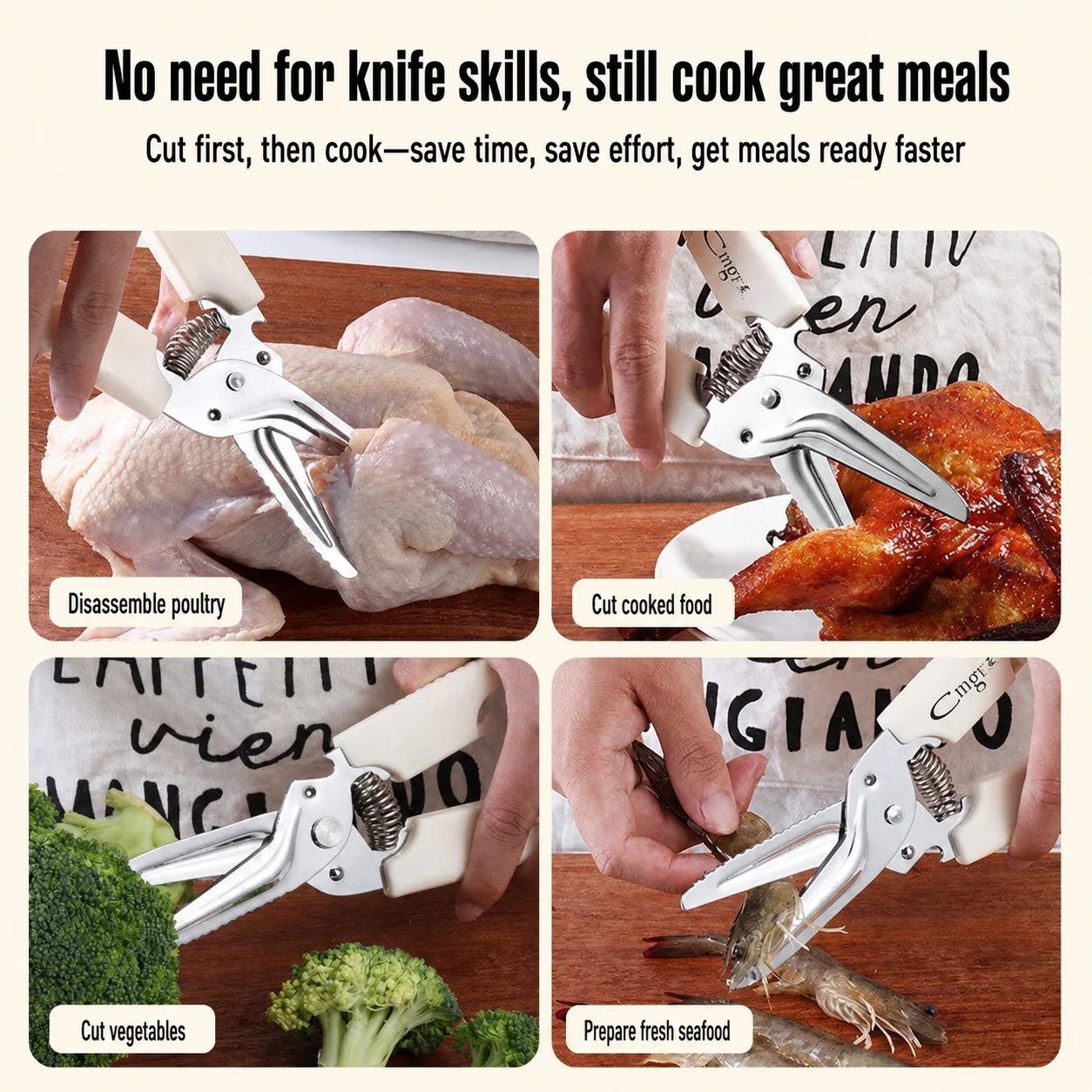 Powerful Kitchen Bone Clippers - Commercial Kitchen Use review and price