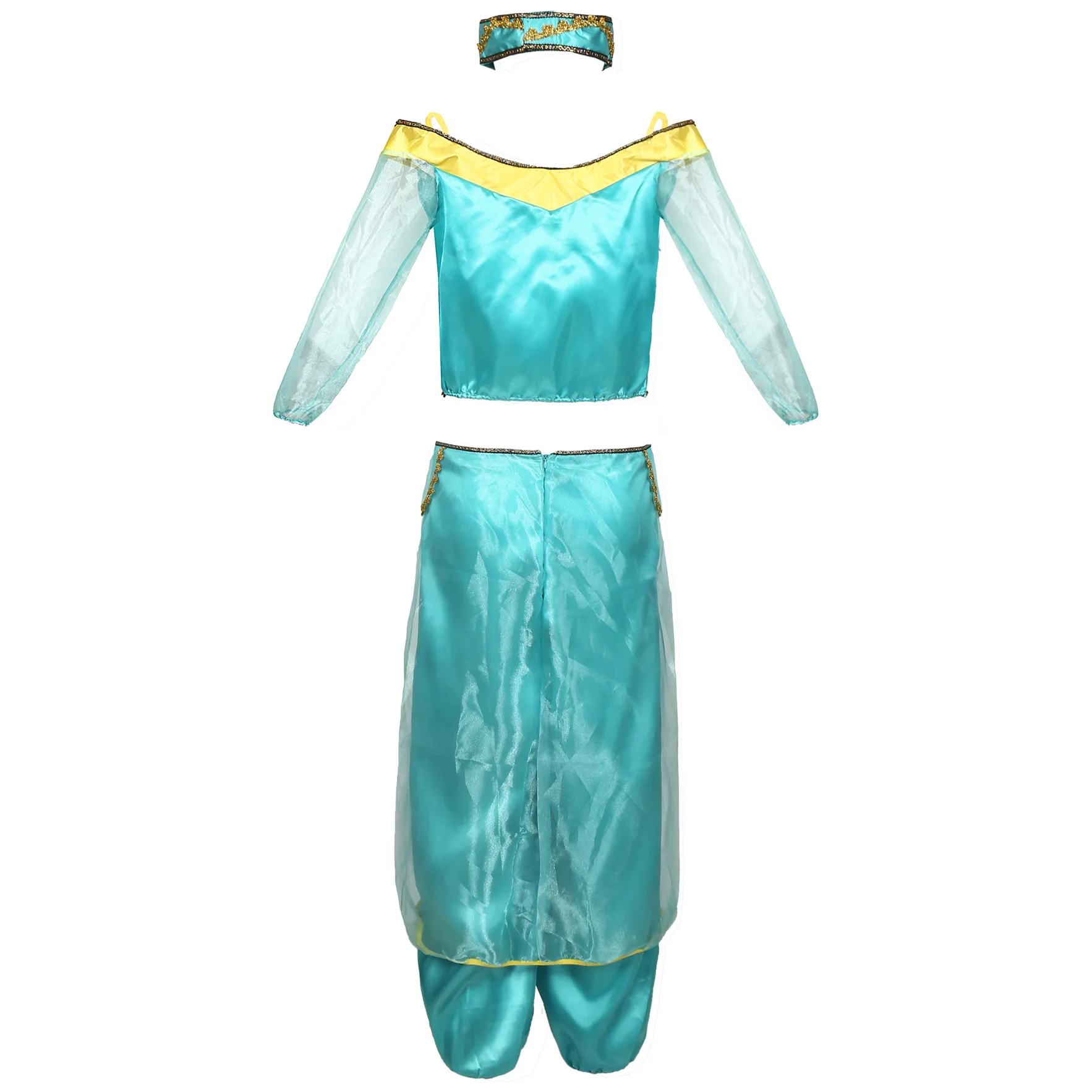 Prinzessin Aladdin Cosplay Kostüm Anime Jasmin Latin Tanz kleid Halloween Kleidung Anzug für erwachsene Frauen Rollenspiel Bühnen kostüm