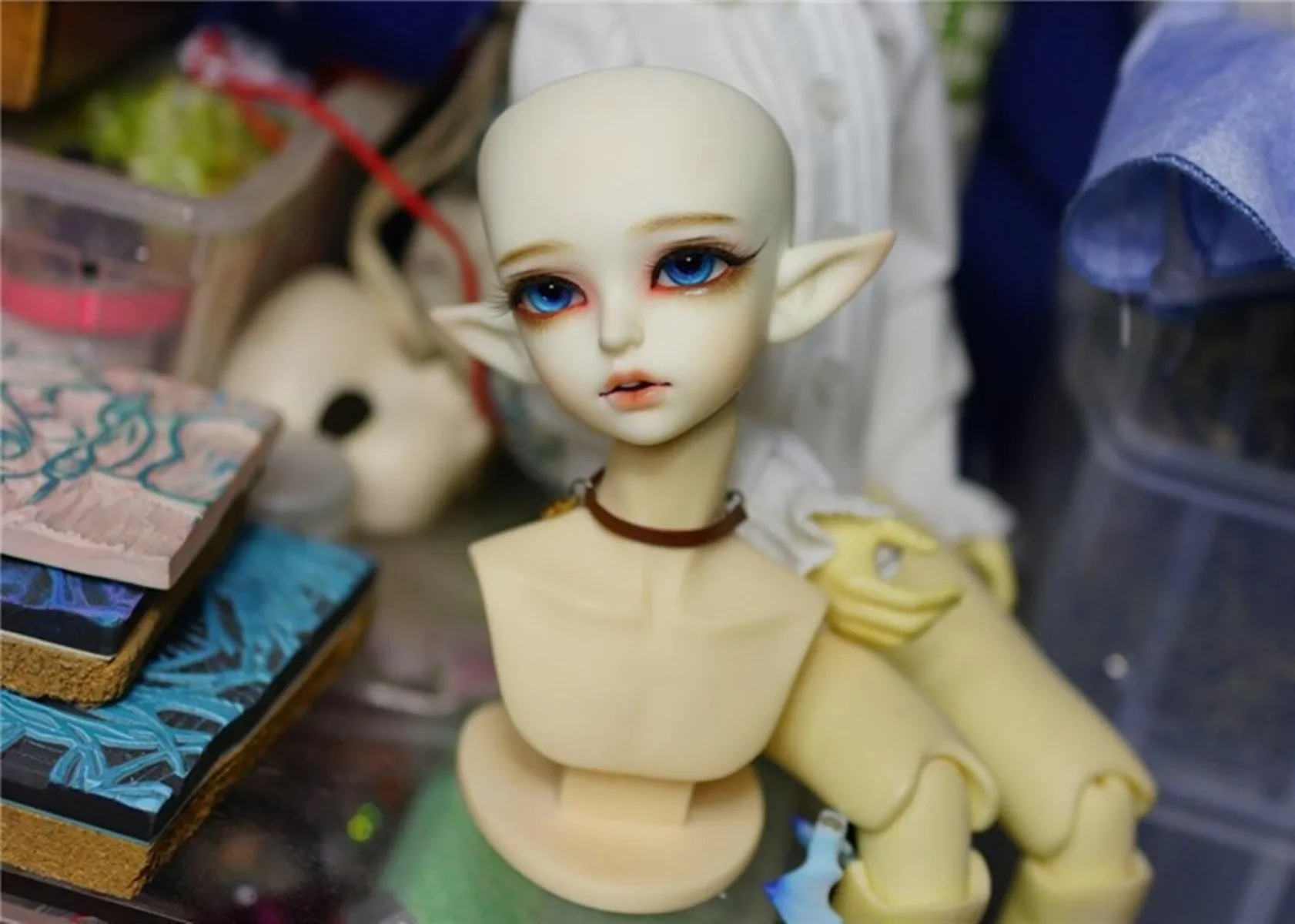 Bjd generation makeup pastels bjd Tizhuangshoupei airbrush