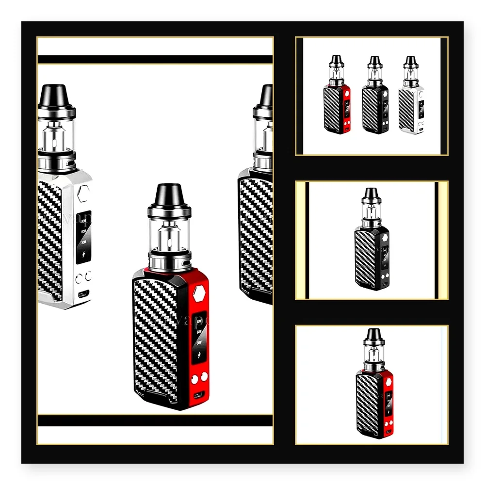 Wolfcool 80W Vape Mod Kit with 2.5ml Tank and 2200mAh Battery - Complete E-Cigarette Set