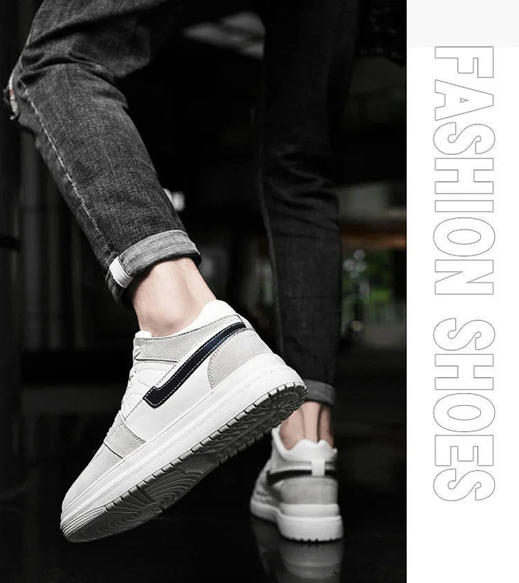 Herren-Sneaker mit Höhenerhöhung: Atmungsaktive Sportschuhe für Männer mit 4cm, 6cm, 8cm oder 10cm Erhöhung – Detail 16