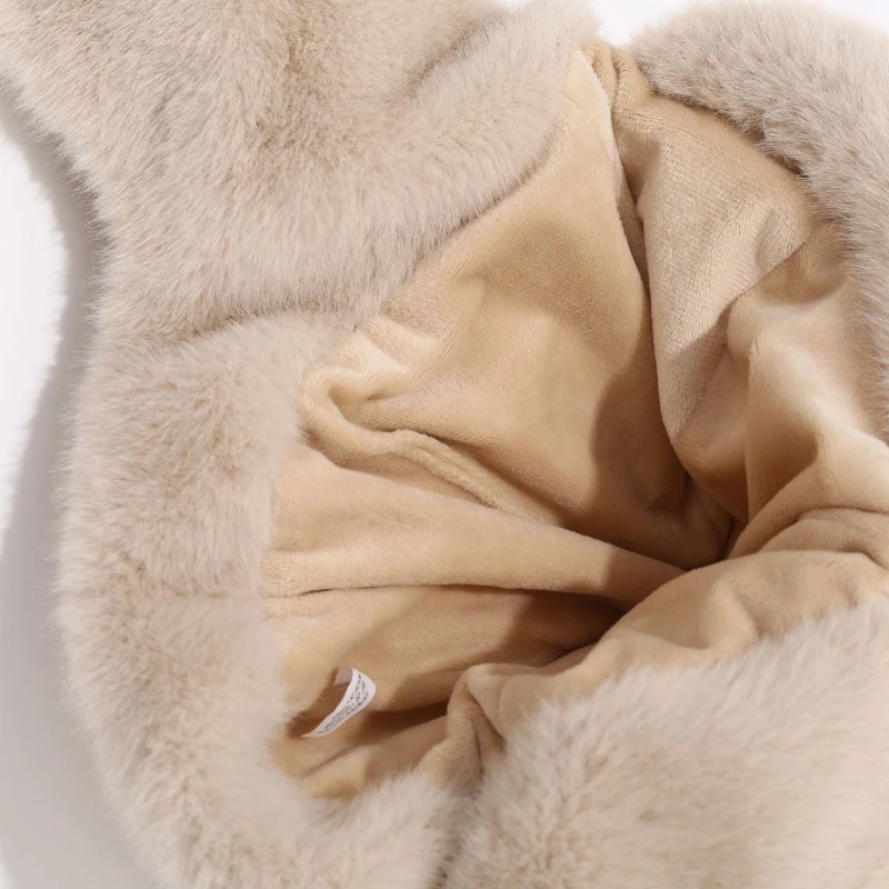 قبعة تزلج دافئة مكتنزة جديدة للرجال والنساء على الطراز الكوري قبعة دافئة متماسكة