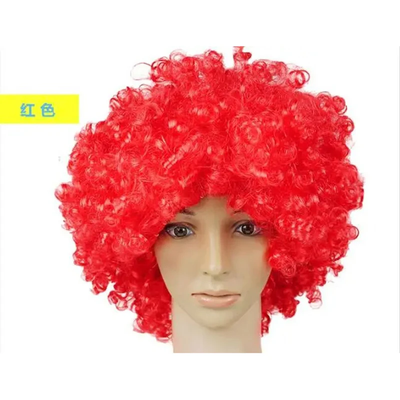 Clown Pruik Cosplay Prestaties Golvend Krullend Haar Voor Kerstmis Nieuwjaar Volwassen Verjaardagsfeestje Disco Decoratie Kindercadeau Benodigdheden