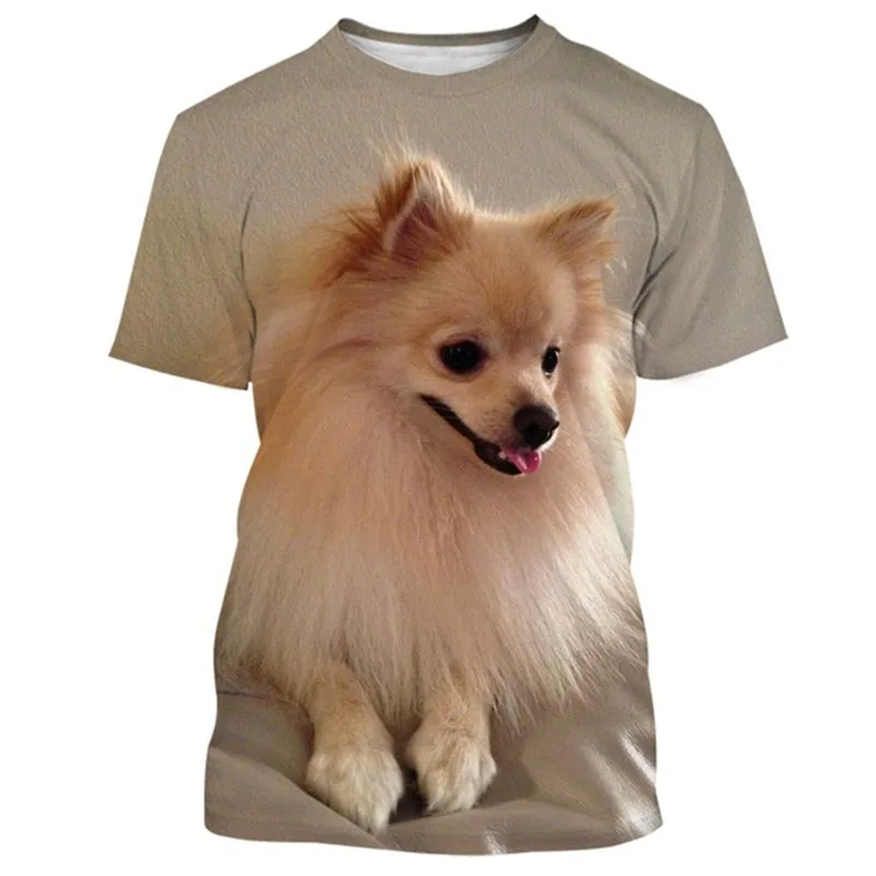 3D Men\'s T-shirt Cute Dog Print Graphic Short Sleeve Top Y2k Summer Casual T Shirts for Men/Women O-Neck Fashion Streetwear Tees