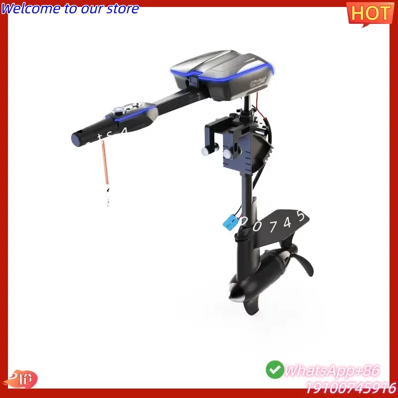 2026Hot EZ-X10(10HP) New Electric Outboard Motor CE Certified 48V Dinghy Motor for Sailboat