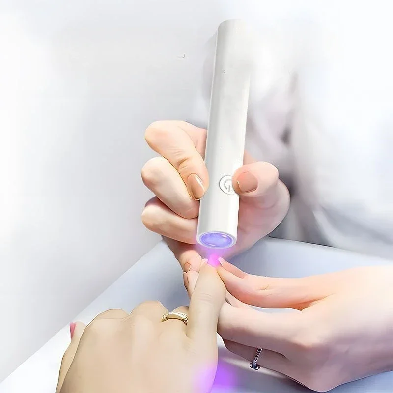 Mini Handheld Nail Enhancement Slot Lamp Gel Polish Curing Lamp Wireless Nail Dryers Small and Convenient Accessories