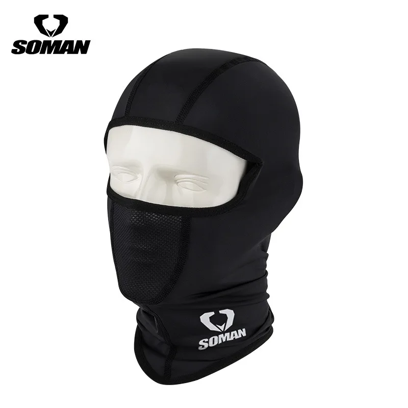 

SOMAN мотоциклетный шлем, головной убор, солнцезащитный крем, впитывающий пот, многофункциональный головной убор, 4-сезонное пылезащитное полотенце для лица FM05