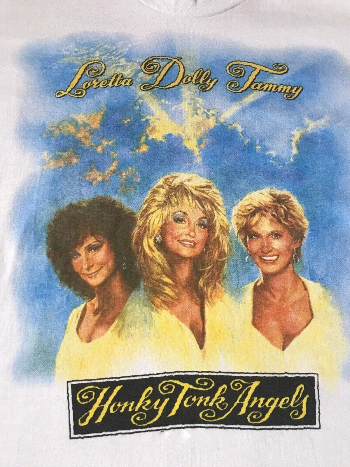 Loretta Lynn Tammy Wynette T-shirt White Tee All Sizes S-5Xl 1F954