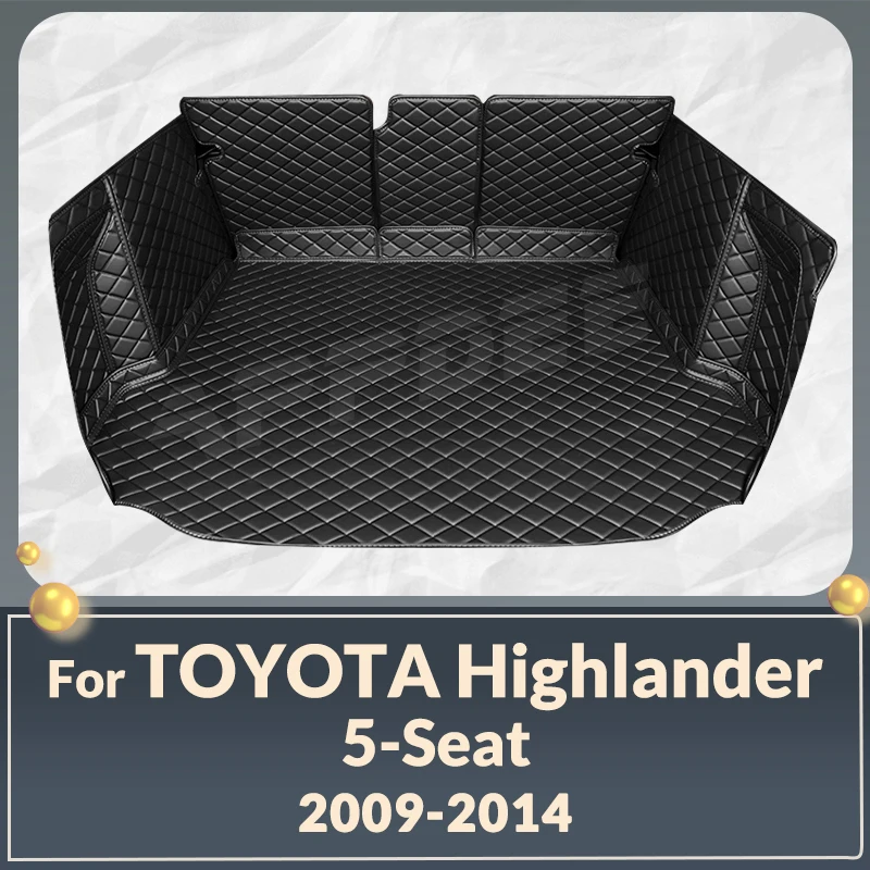 

Автомобильный коврик для багажника с полным покрытием для Toyota Highlander 5-Seat 2009-2014 13 12 11 10, автомобильный коврик для багажника, аксессуары для защиты интерьера