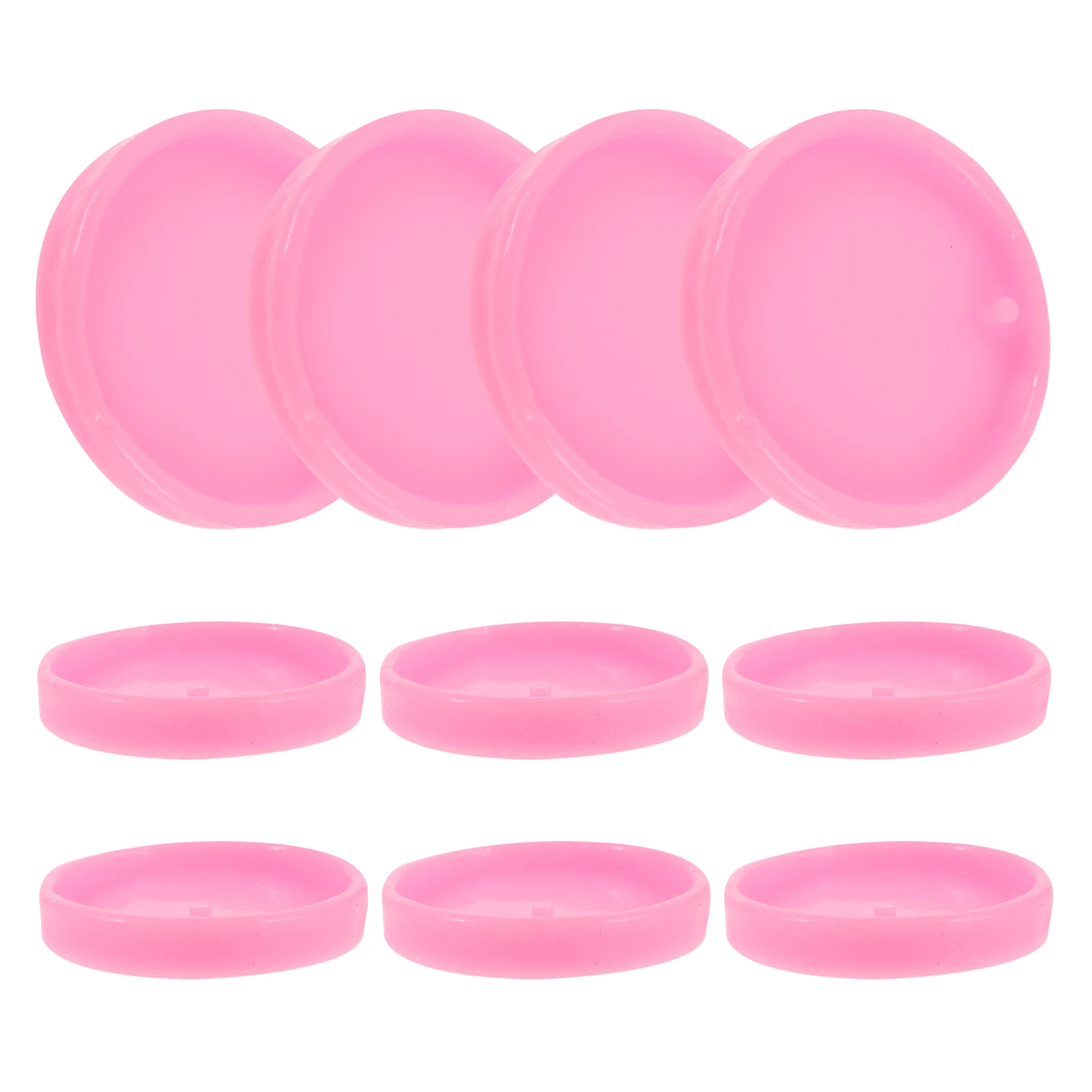 

10pcs Keychain Resin Molds Silicone Car Charm Aromatherapy Pendant Craft Diy Making Nonstick Flexible Jewelry Tag Epoxy